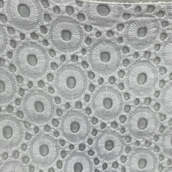 NWT Talbots Eyelet Embroidered Sheath Shift Dress Coastal Sleeveless Sz 8 - Picture 2 of 10